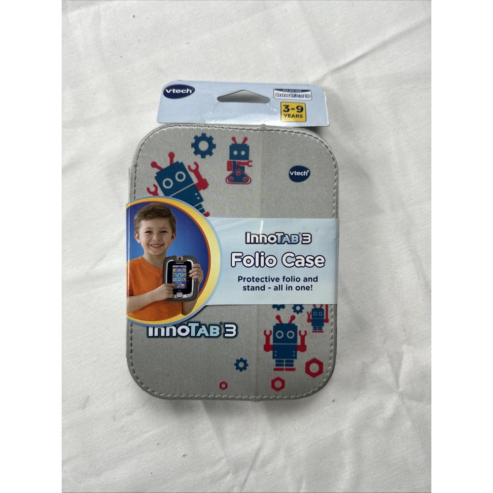 Vtech InnoTab 3 Folio Case Robot Design - Gray
